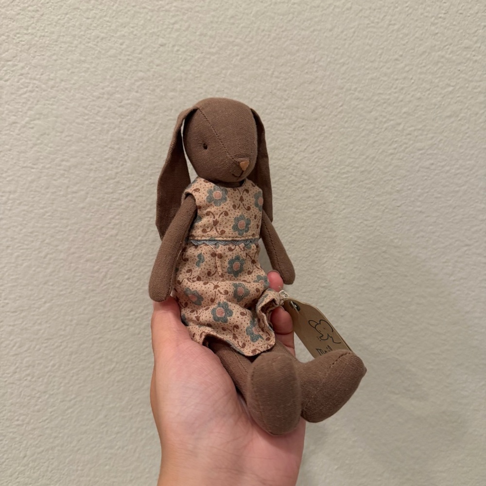 Maileg Bunny, Size 2 - Brown - Dress